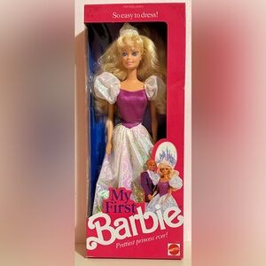 1989 “My First Barbie” Princess Doll • Blonde • MIB